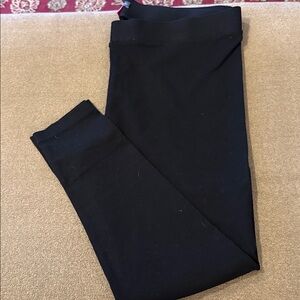 Vince Camuto Black Elastic Waist Pants Slacks Leggings Size 1X Stretch (TD)